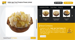 Desktop Screenshot of noblequalitysnacks.com